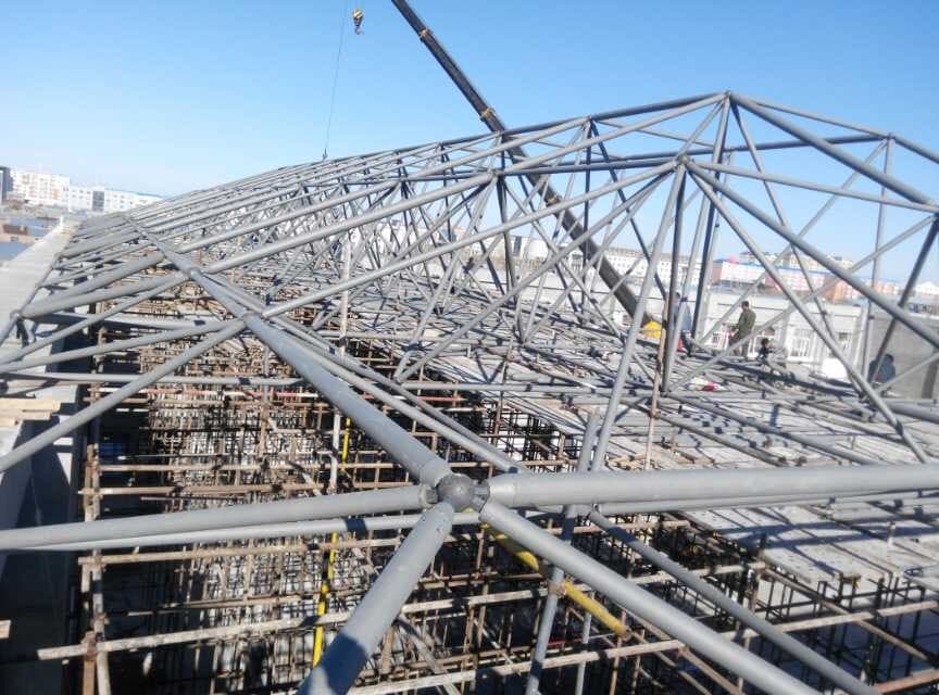 高安商贸城屋顶网架工程