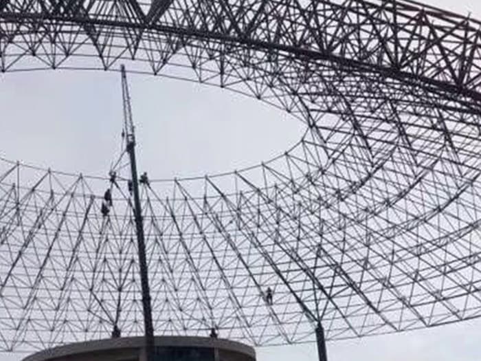 高安篮球馆球形网架厂家价格